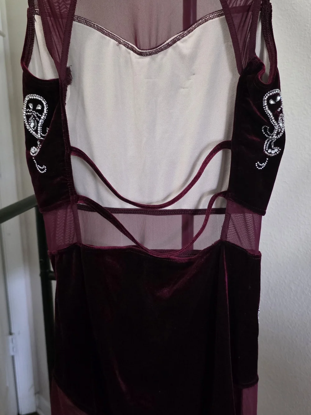 Weissman elegant burgundy